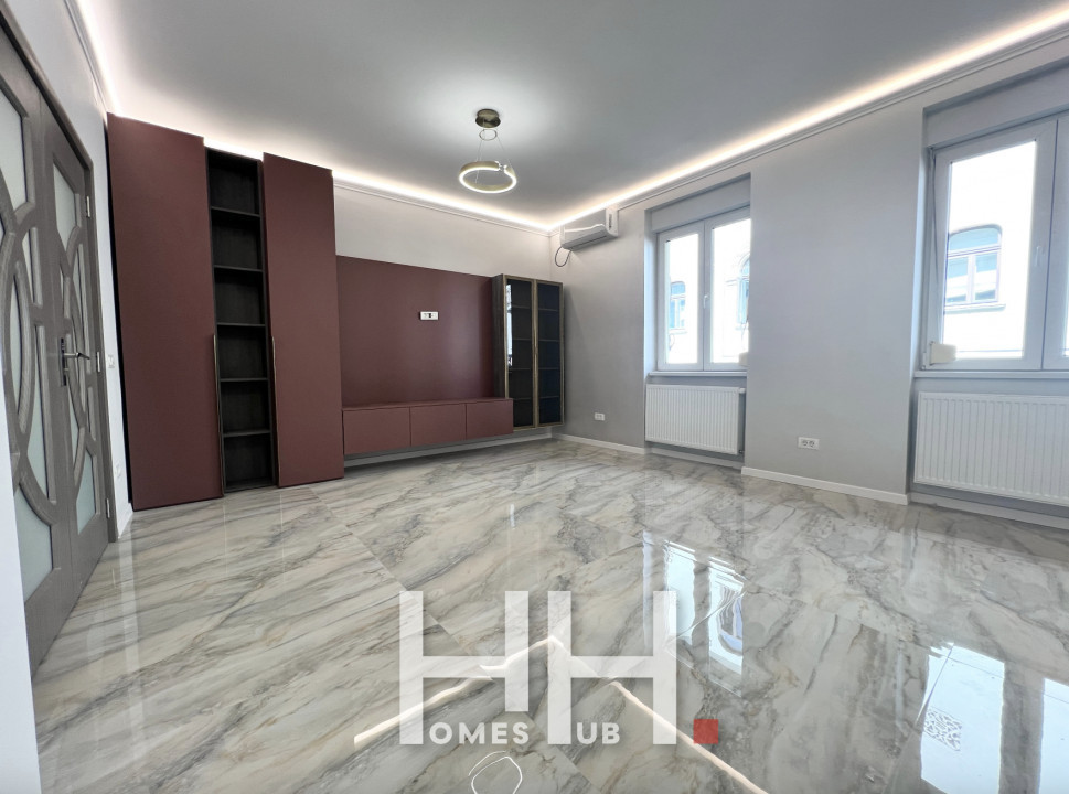 Birou/Cabinet ultracentral, 2 incaperi, 50 mp, balcon | str. Rosetti